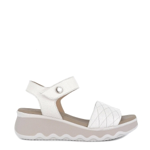 Sandalia acolchada plataforma mujer