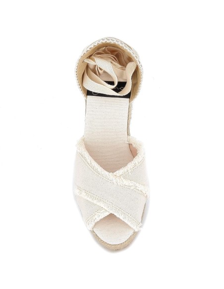 Alparagata de cuña alta 