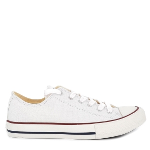 Zapatilla sport plataforma baja para mujer Blanco