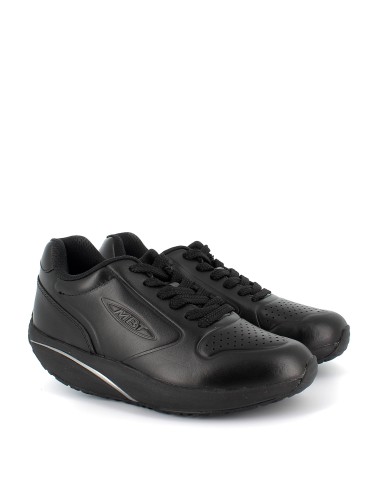 Zapato de piel MBT suela curva para mujer