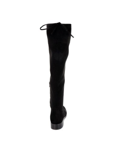 Bota alta de ante elástico