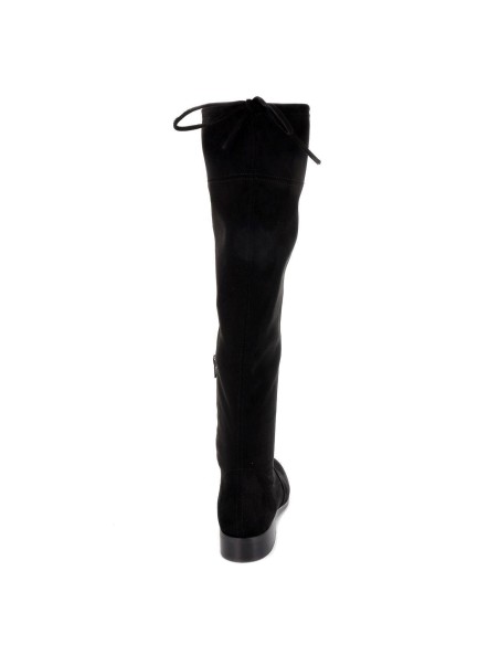 Bota alta de ante elástico