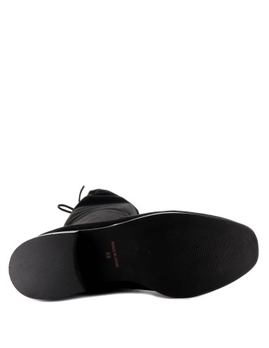 Bota alta de ante elástico