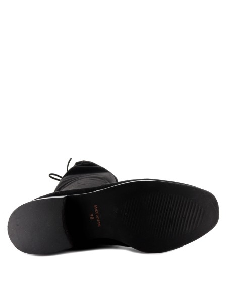 Bota alta de ante elástico