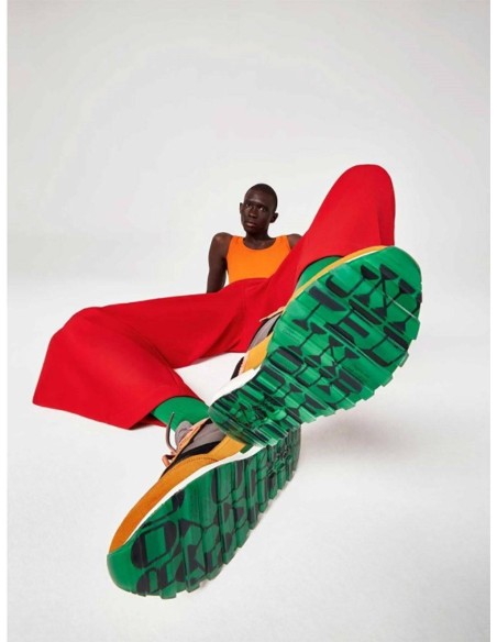 Sneakers de piel para hombre