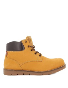 Botin de piel hombre de diario amarillo