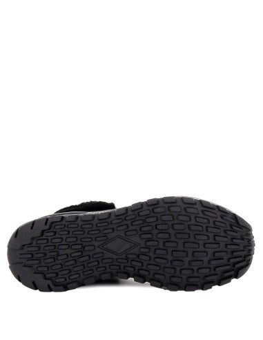 Bota negra con calentadores mujer