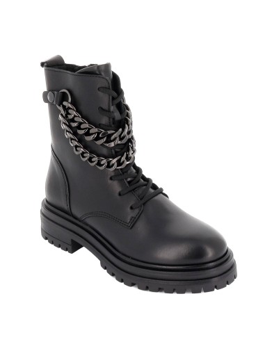 Botín tejano con tachas en serraje mujer