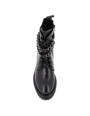 Botín tejano con tachas en serraje mujer