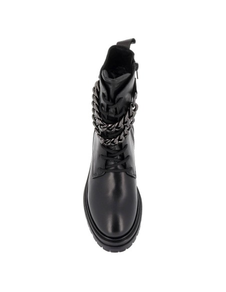 Botín tejano con tachas en serraje mujer