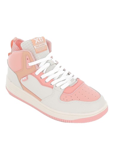 Botin deportivo retro basquet combinado coral