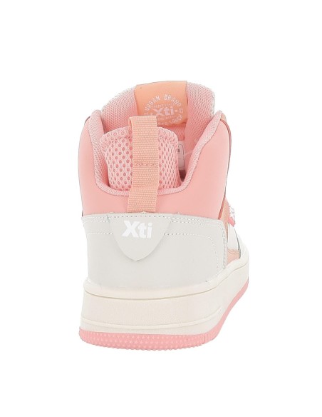 Botin deportivo retro basquet combinado coral