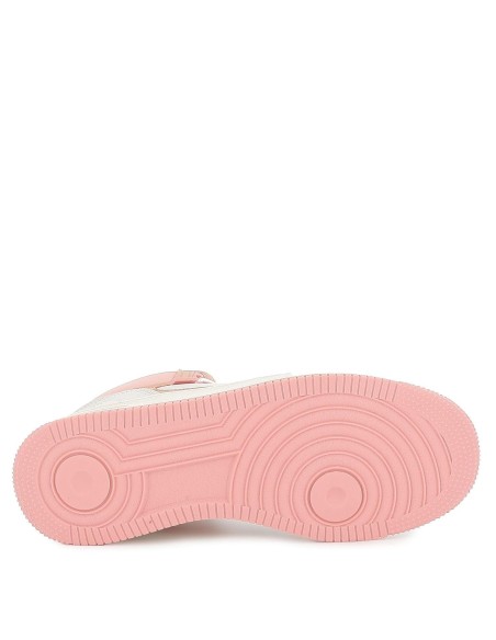 Botin deportivo retro basquet combinado coral