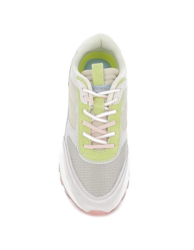 Tenis combinado mujer piel