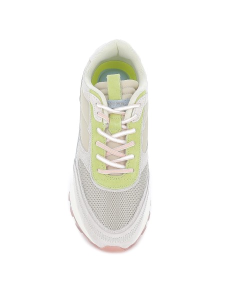 Tenis combinado mujer piel