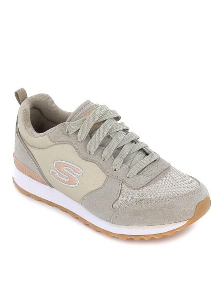 Deporte casual cordones beige
