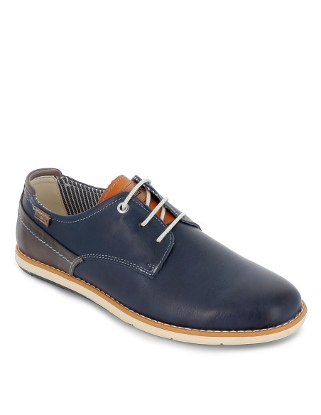 Zapato de piel cordones cómodo para hombre