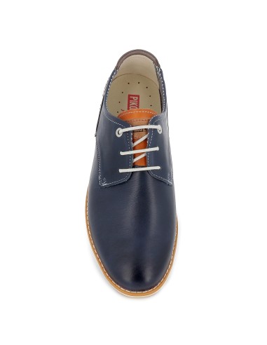Zapato de piel cordones cómodo para hombre