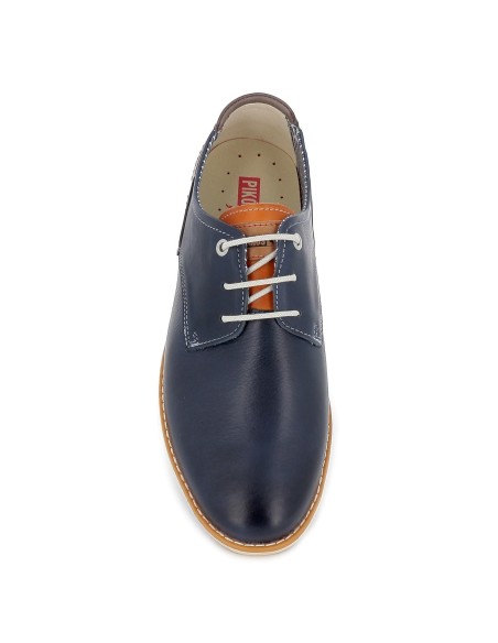 Zapato de piel cordones cómodo para hombre