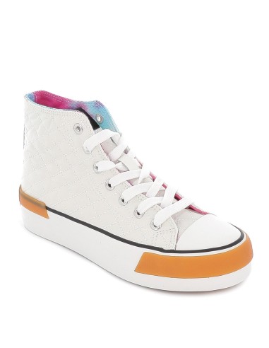 Basket acolchada nylon blanco