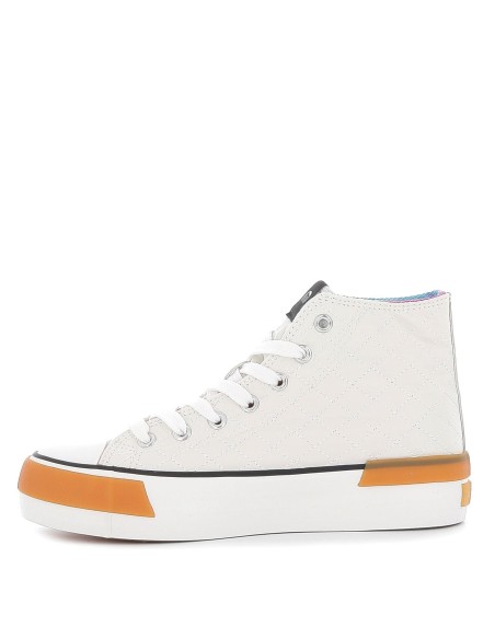 Basket acolchada nylon blanco