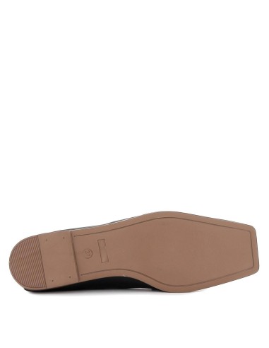 Mocasin piel negro Negro