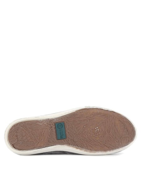 Náutico textil para hombre gris Gris