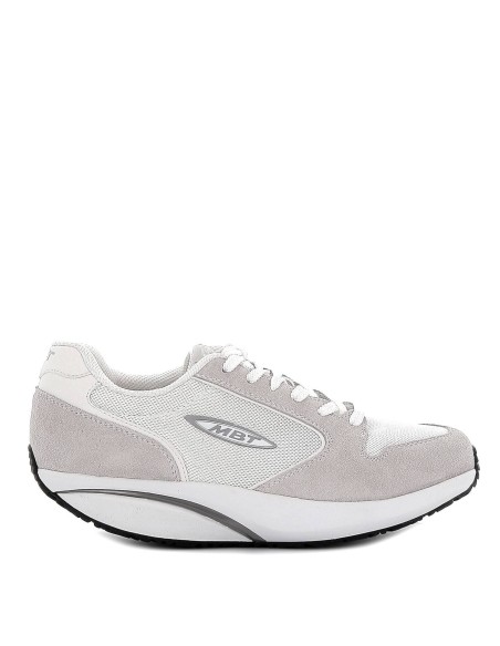Tenis blancos casual suela curvatura para mujer Blanco