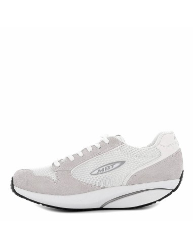 Tenis blancos casual suela curvatura para mujer Blanco