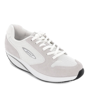 Tenis blancos casual suela curvatura para mujer Blanco 2