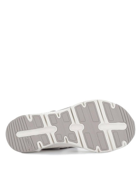 Sandalia deportiva textil beige