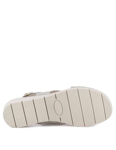 Sandalia cuña pala espiga blanca Blanco