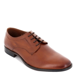 Zapato de cordones en piel suave de gran calidad en marrón Marrones 2