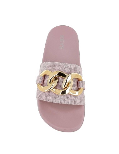 Pala playera con cadeneta rosa