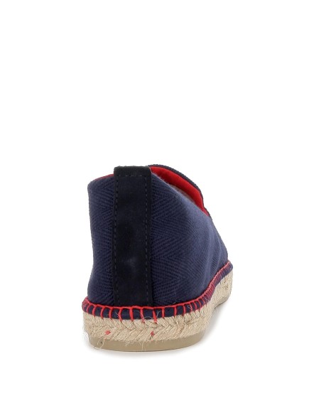 Alpargata de yute para hombre azul marino