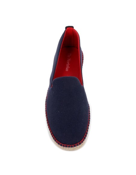 Alpargata de yute para hombre azul marino