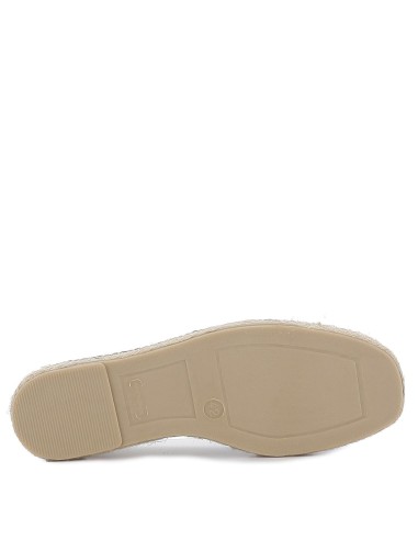 Alpargata de yute con elástico para hombre combinación azul marino y beige Azul