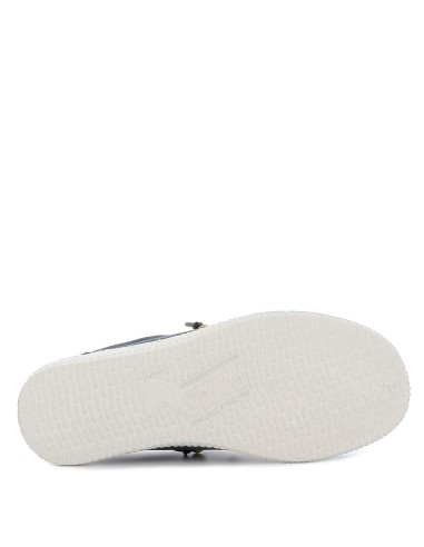 Zapatilla tipo mocasín hombre canvas verano azul Azul