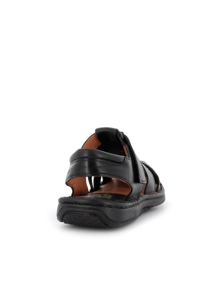 Sandalia de piel cómoda para hombre 48+ HOURS