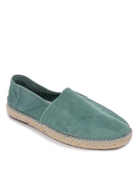 Zapato ecológico hombre yute verde