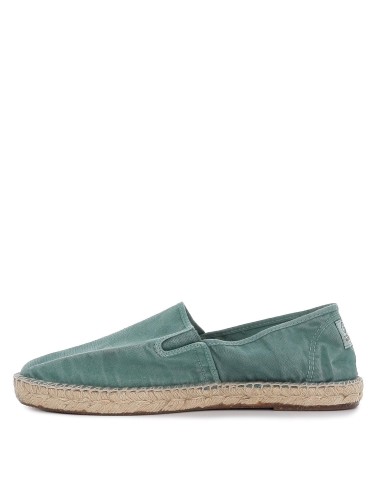 Zapato ecológico hombre yute verde
