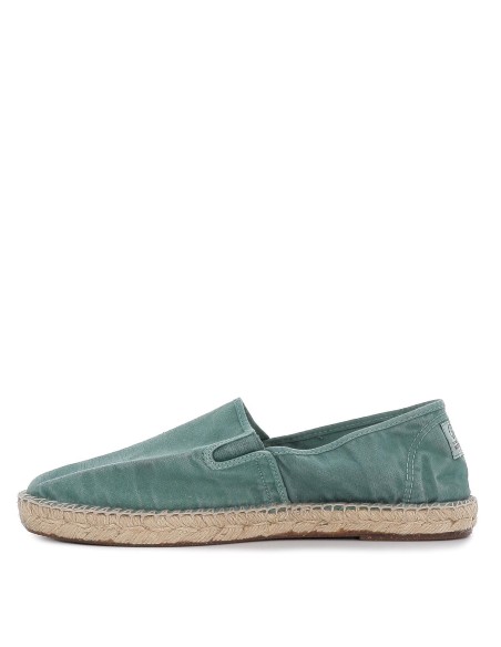 Zapato ecológico hombre yute verde