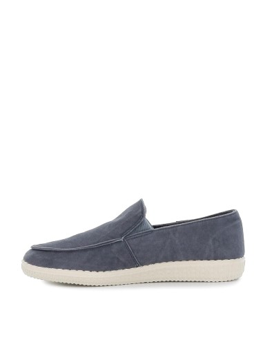 Zapato casual hombre canvas azul