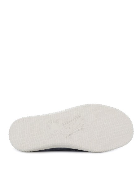 Zapato casual hombre canvas azul