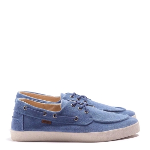 Zapatilla nauticos canvas casual azul
