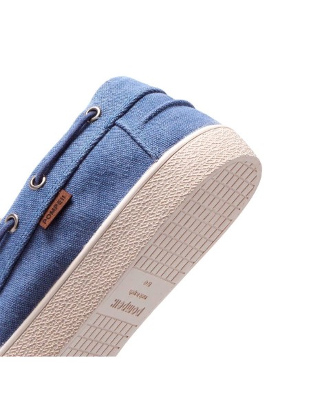 Zapatilla nauticos canvas casual azul