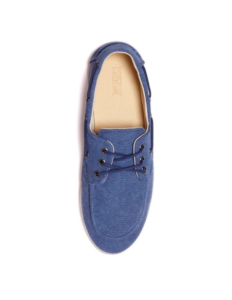 Zapatilla nauticos canvas casual azul