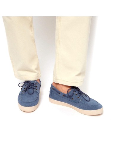 Zapatilla nauticos canvas casual azul