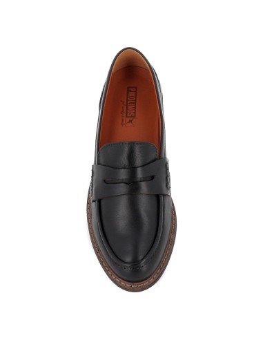 Mocasín de piel para mujer