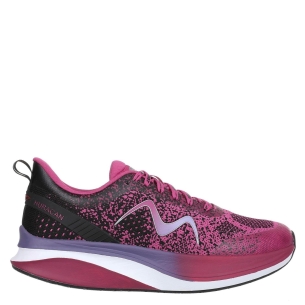 Running mujer suela curva diseño rosa y negro Rosa